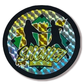 キラキラシール円型